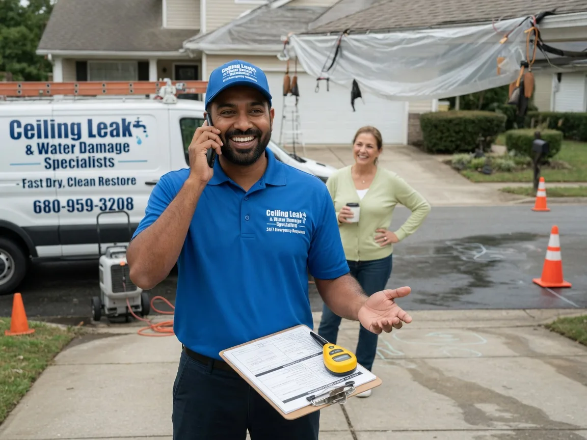 Ceiling Leak Cleanup Dunbar, WI FAQs